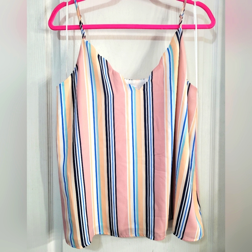V neck lined blouse
